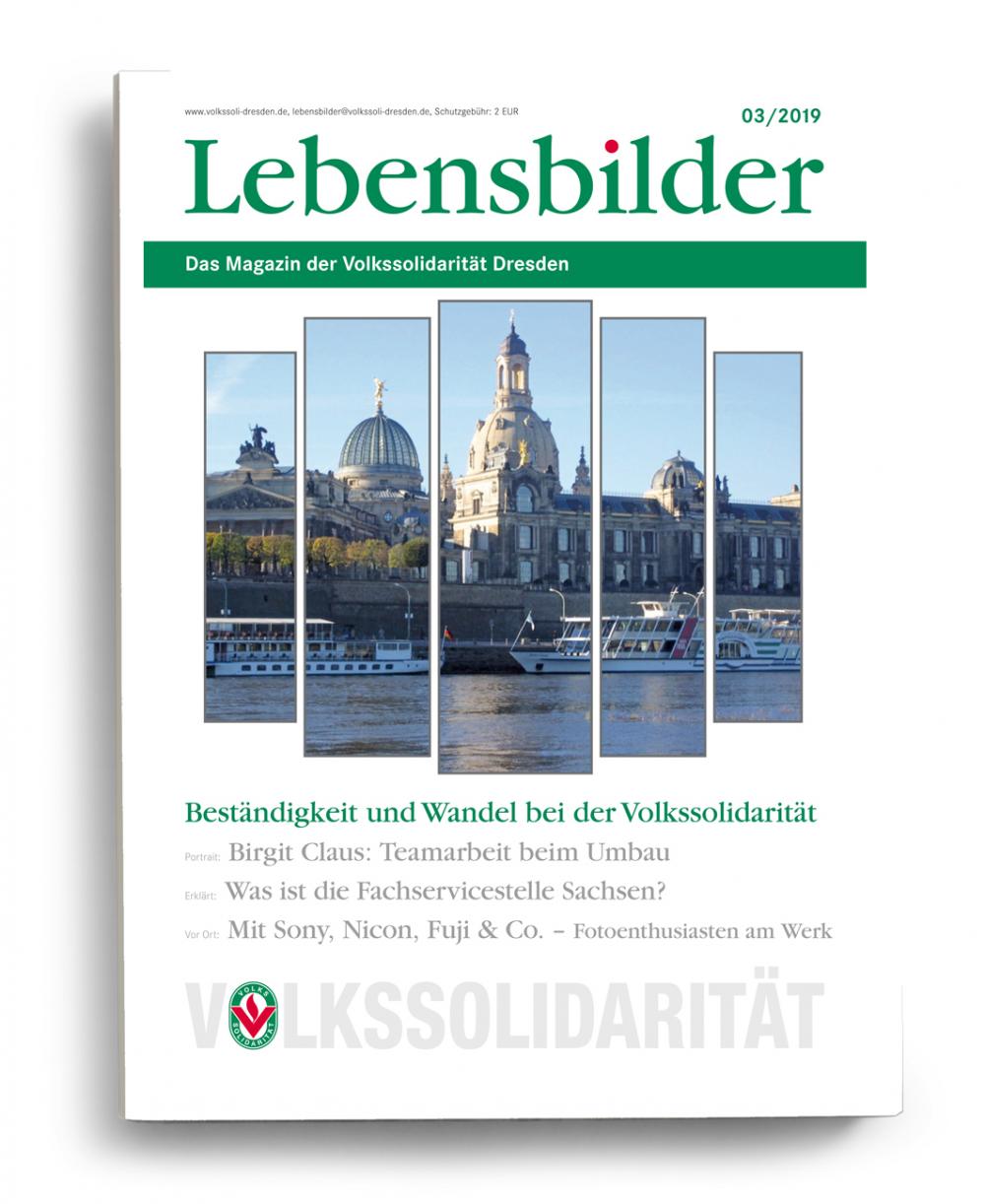 Zeitschrift Lebensbilder der Volkssolidarität Dresden