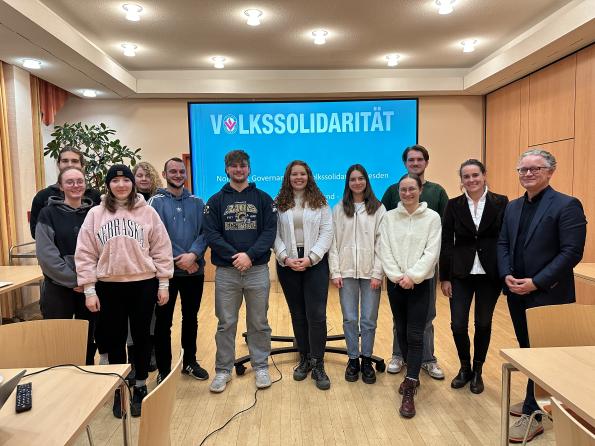 Studenten der HTW zu Gast in der Volkssolidarität Dresden