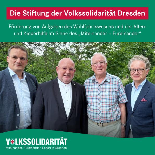  Neuer Stiftungsratsvorsitzender bei der Stiftung Volkssolidarität Dresden Dieter Kammerschen