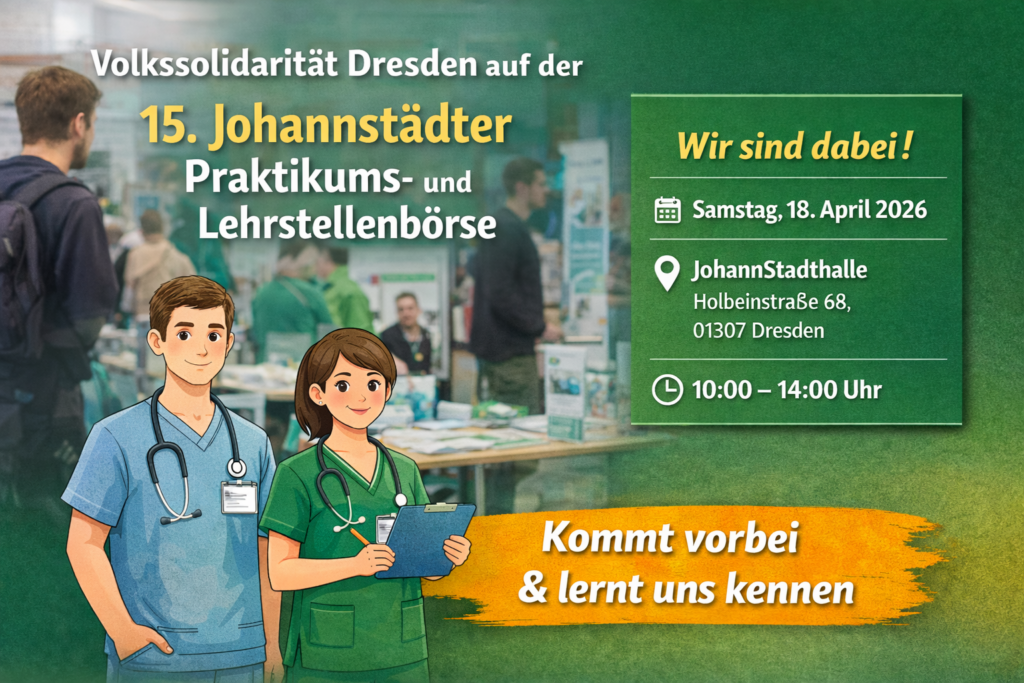 Wir sind dabei: 15. Johannstädter Praktikums- und Lehrstellenbörse