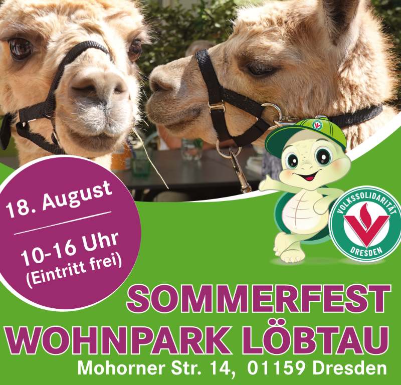 Sommerfest im Senioren-Wohnpark Dresden Löbtau. Wir laden ein.